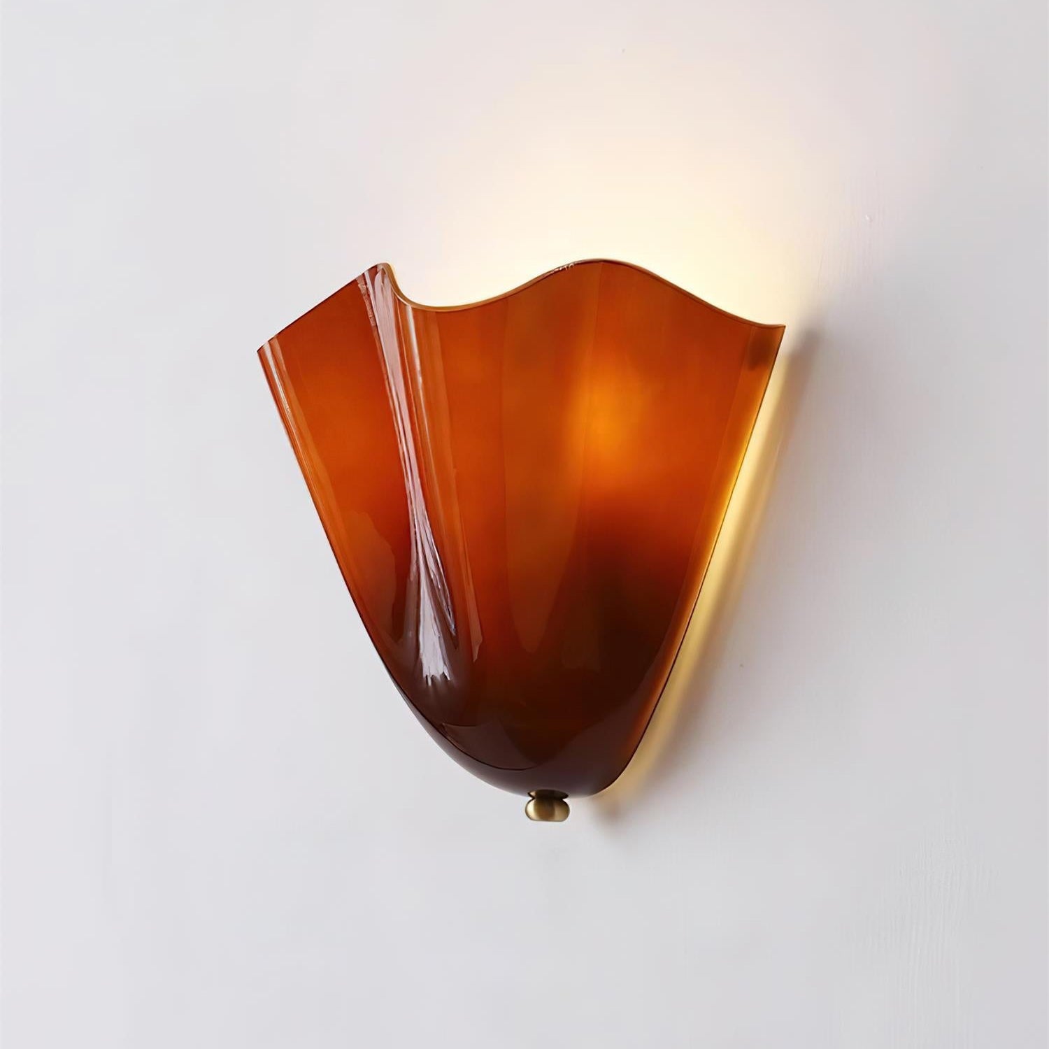 Flower Glass Wall Lamp