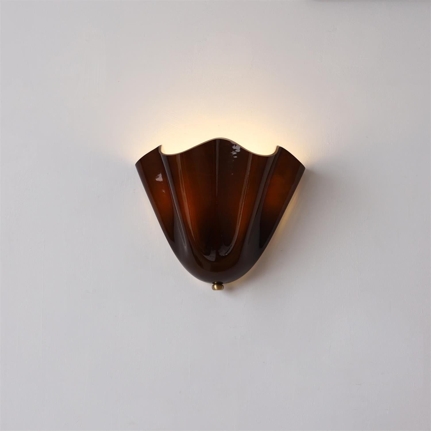 Flower Glass Wall Lamp