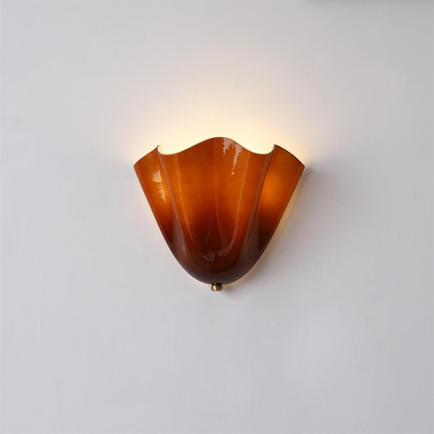 Flower Glass Wall Lamp