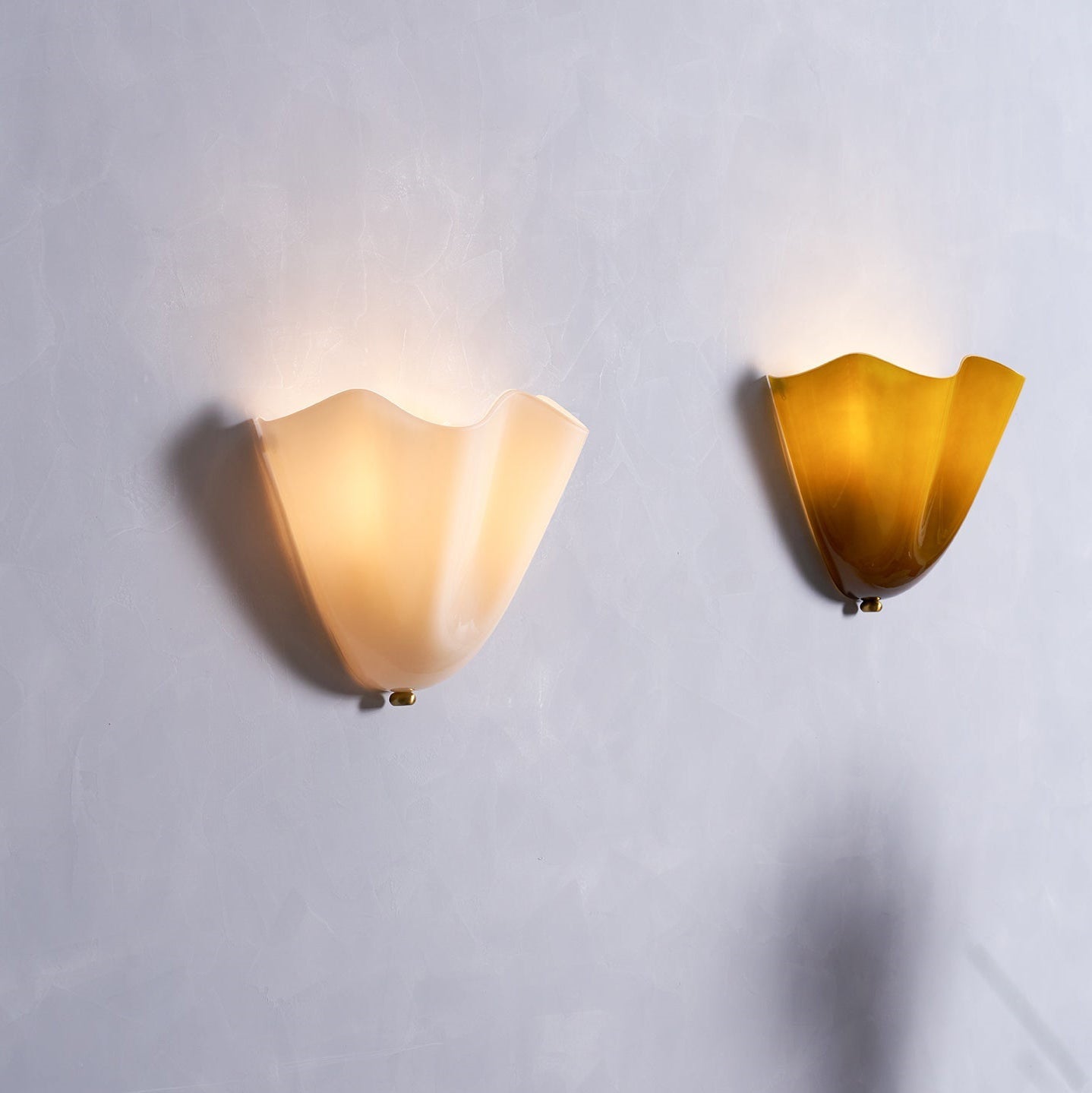 Flower Glass Wall Lamp