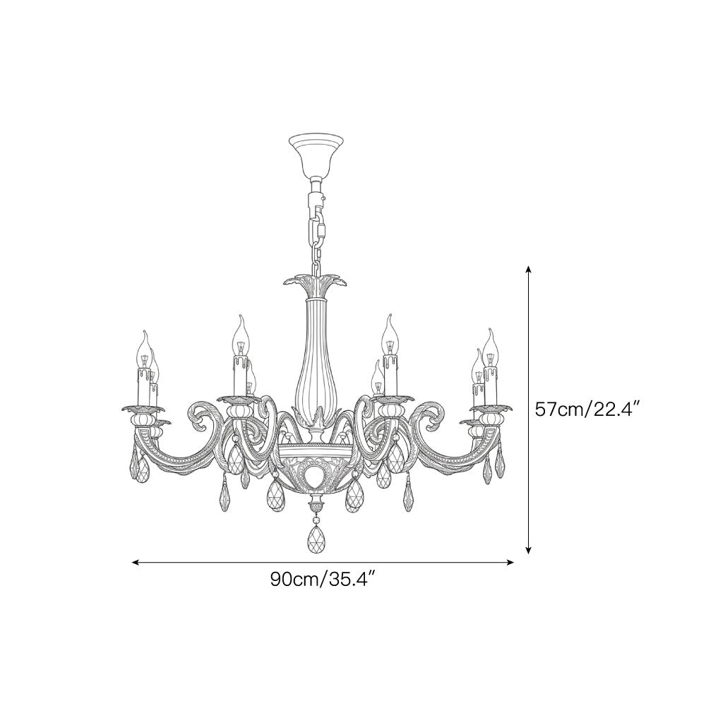 Verona Chandelier – detail 4