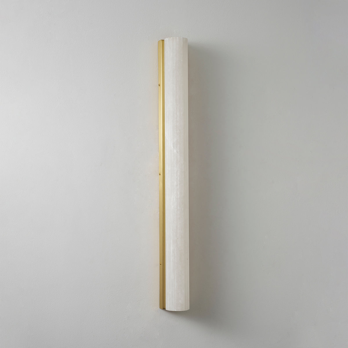 Vertical Alabaster Roller Wandlamp