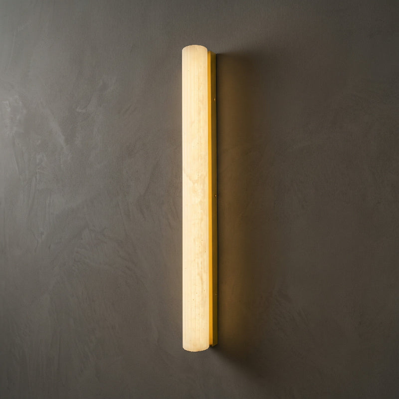 Vertical Alabaster Roller Wandlamp