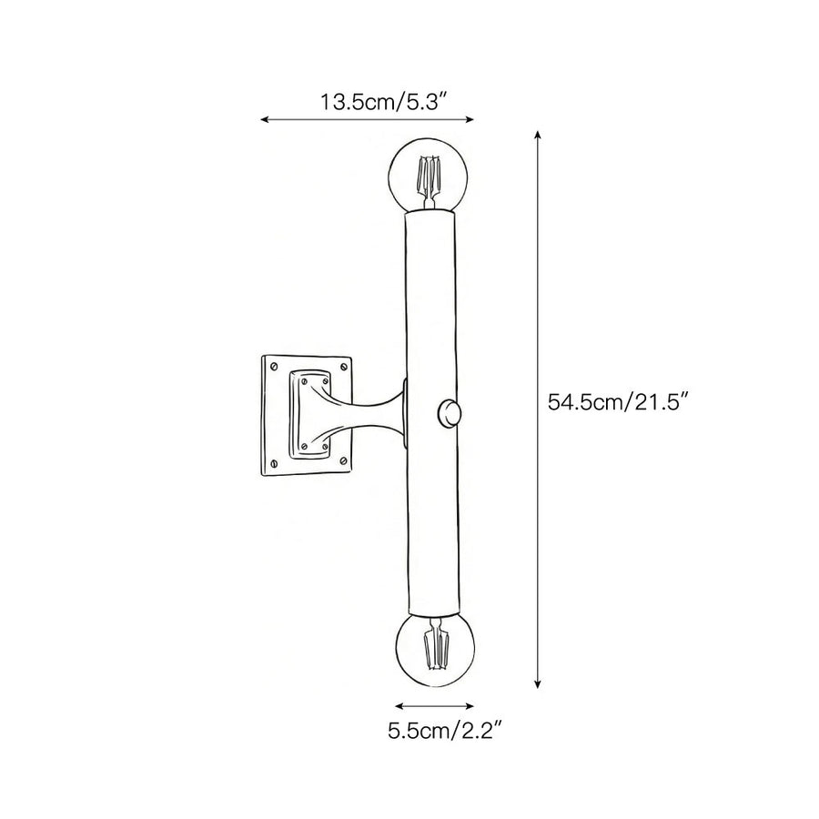 Vesper Wall Lamp – detail 3 — Dimension drawings 1