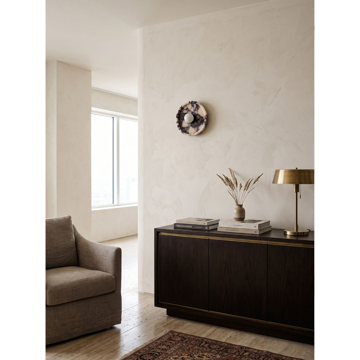 Viola Disc Wall Lamp