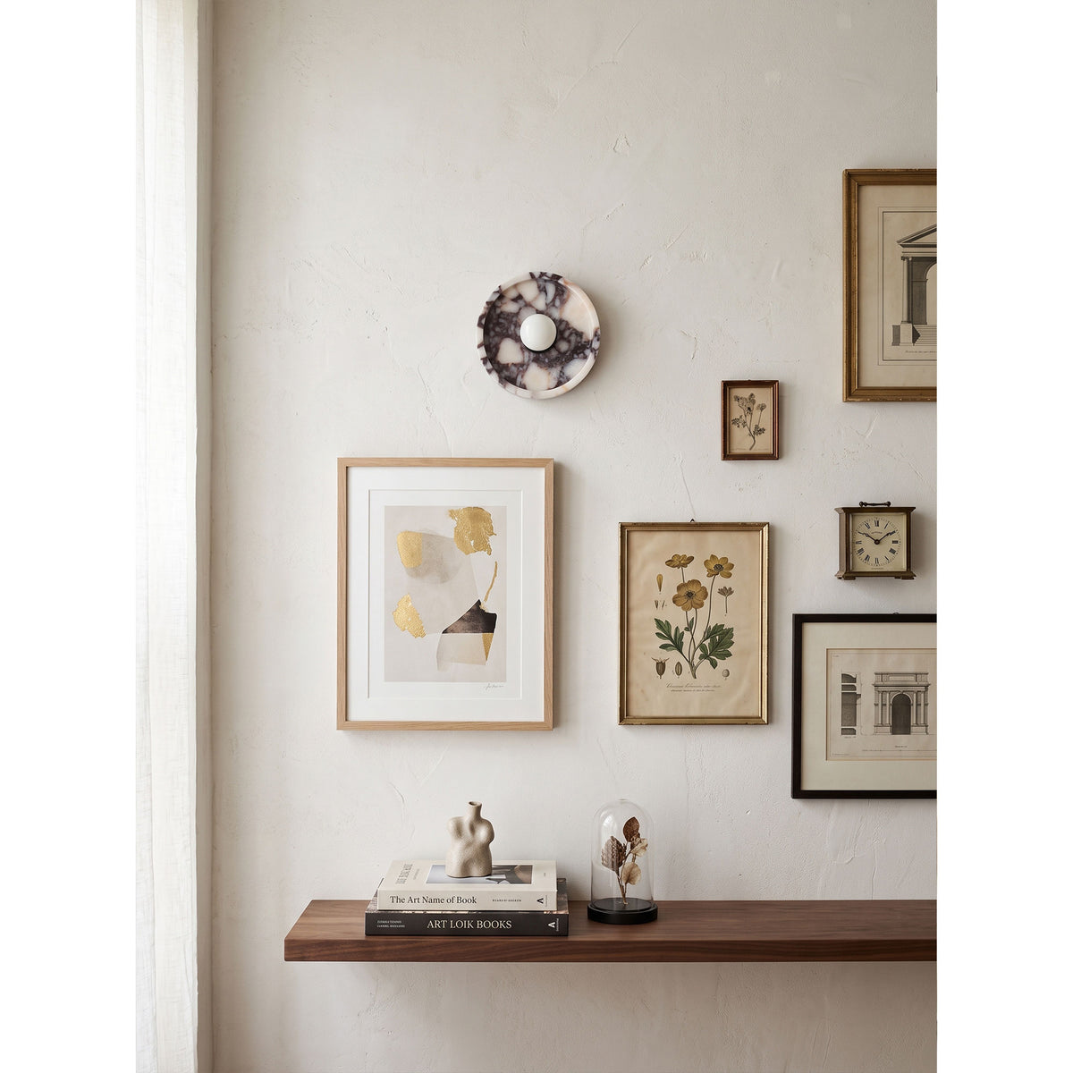 Viola Disc Wall Lamp
