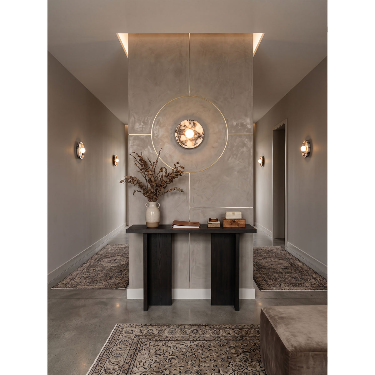 Viola Disc Wall Lamp