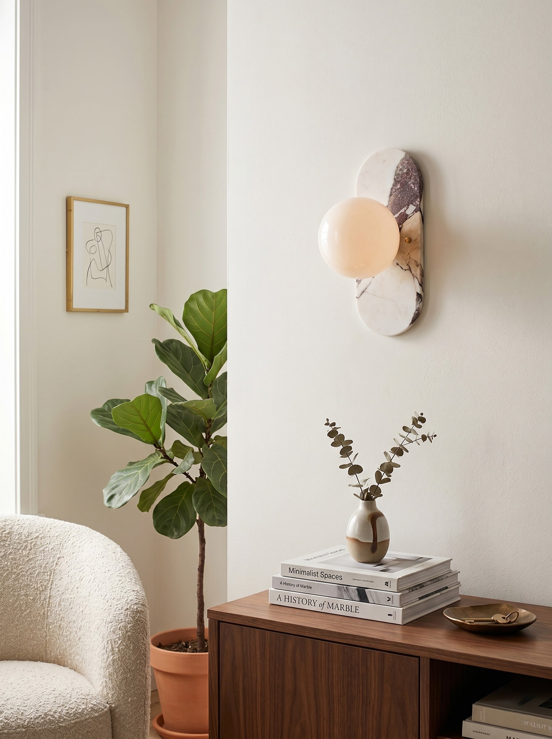 Viola Oval Wall Lamp