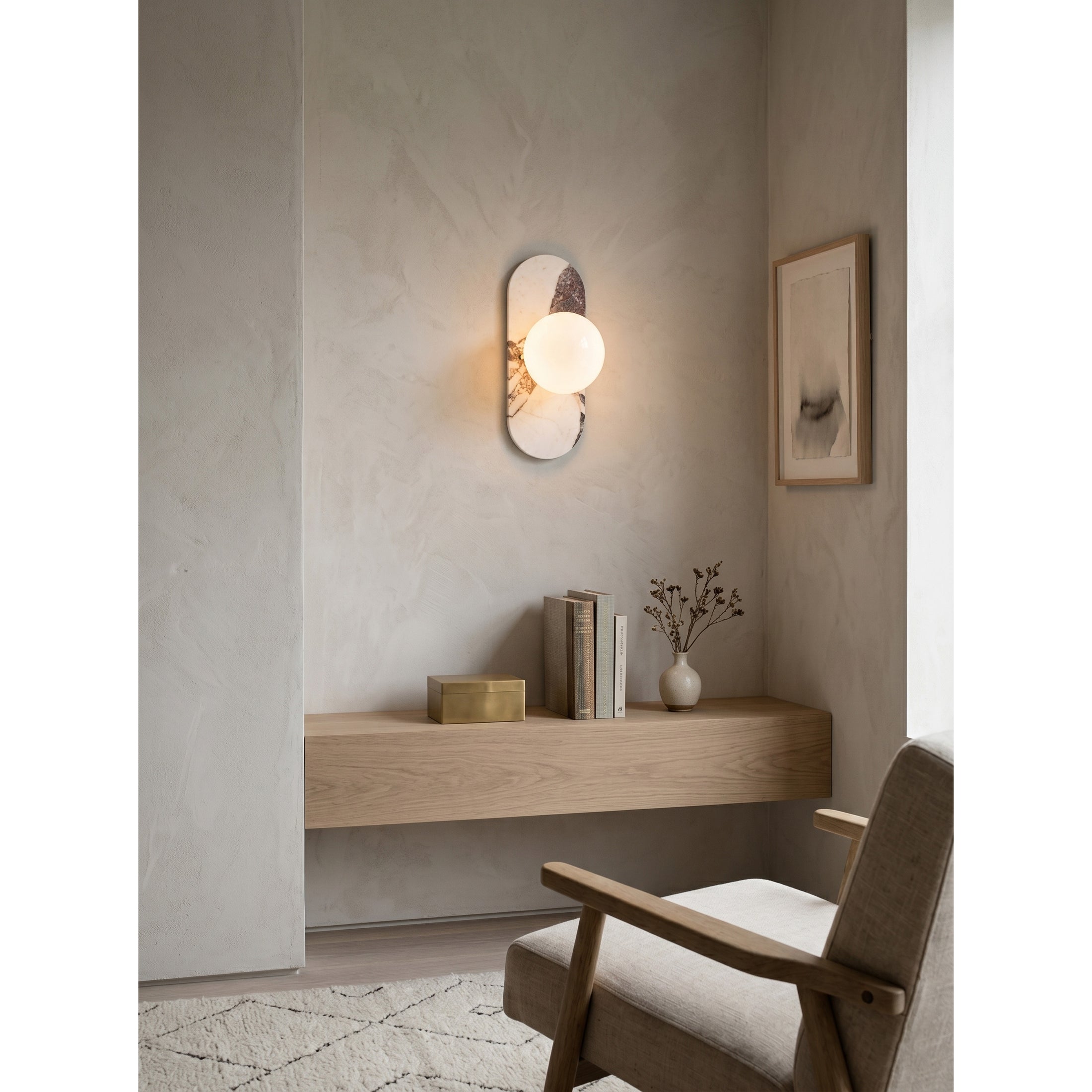Viola Oval Wall Lamp