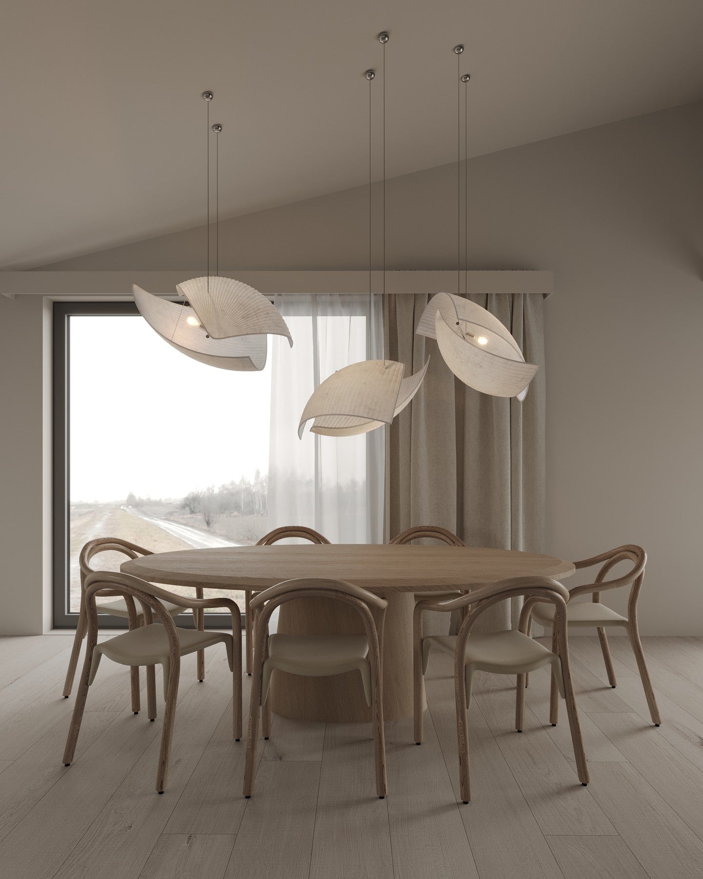 Voiles Pendant Lamp