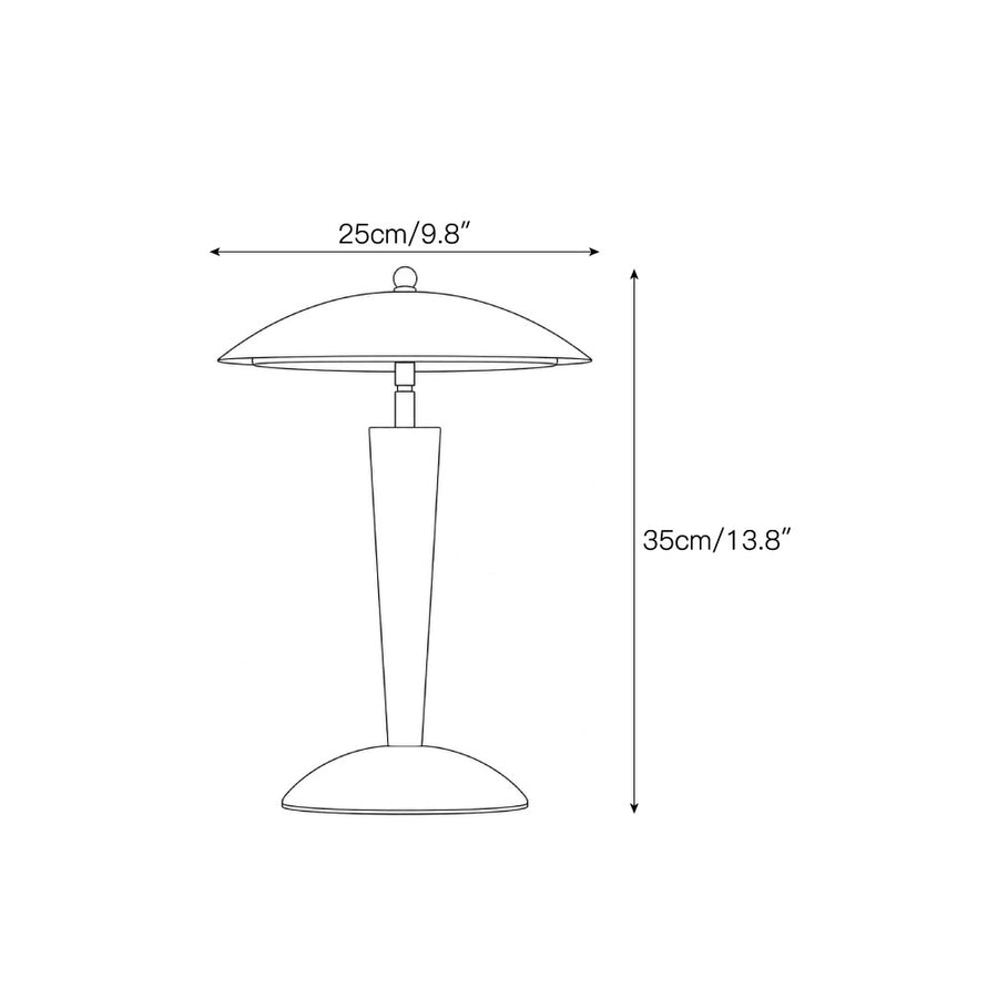 Volos Dome Table Lamp – detail 3 — Dimension drawings 1