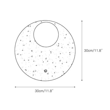 Wabi Travertine Wall Lamp – detail 3 — Dimension drawings 1