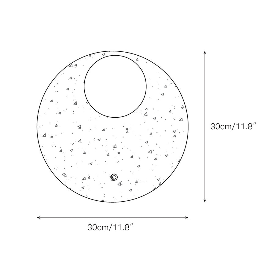 Wabi Travertine Wall Lamp – detail 3 — Dimension drawings 1