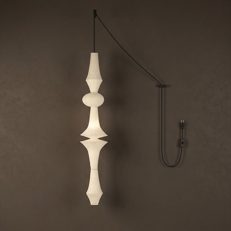 Washi Paper E Pendant Swag Lights