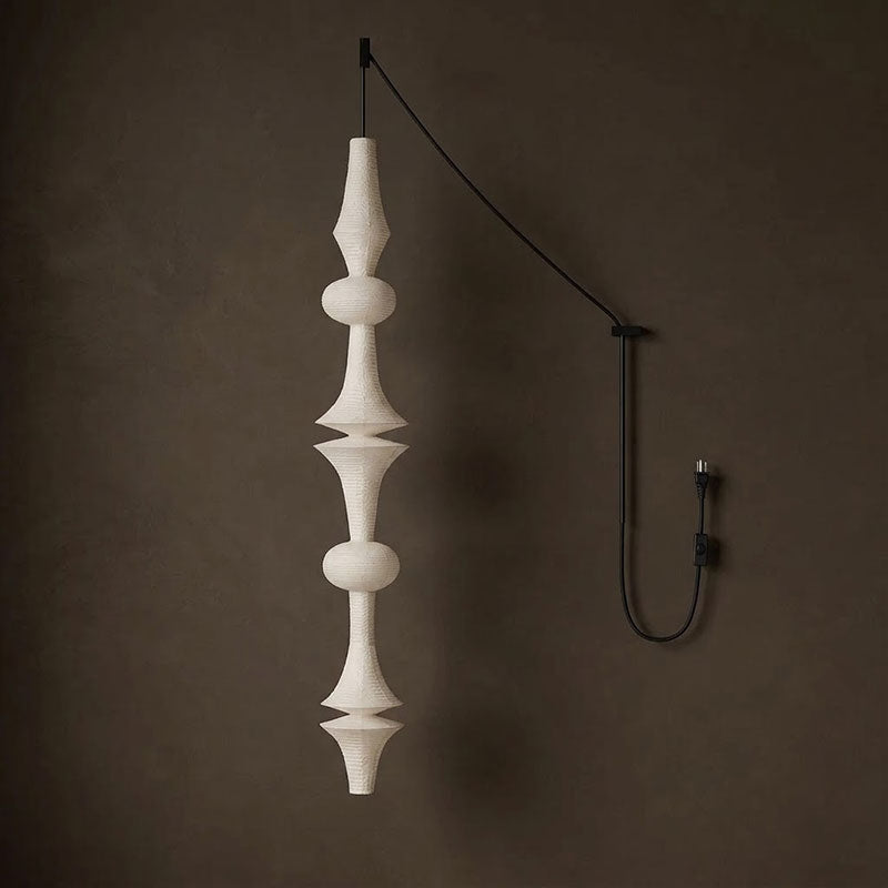 Washi Paper E Pendant Swag Lights