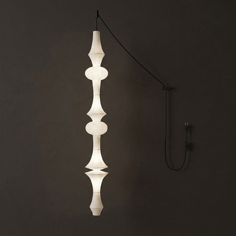 Washi Paper E Pendant Swag Lights