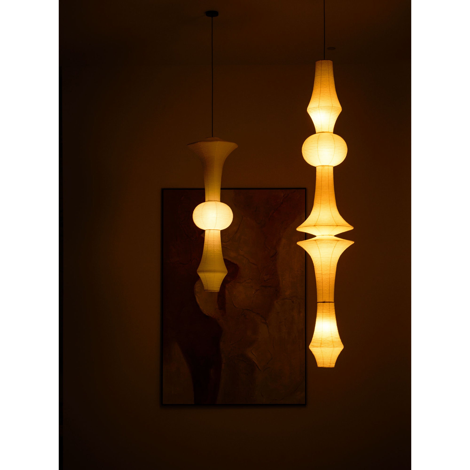 Washi Paper E Pendant Lamp