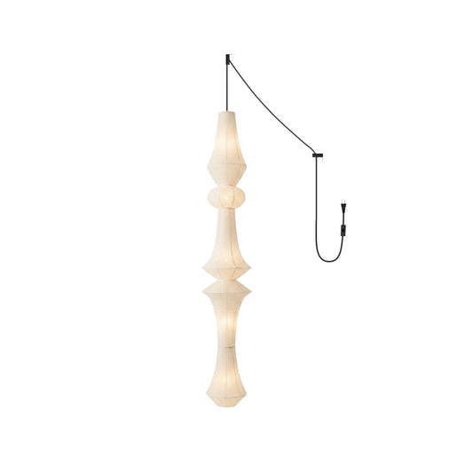 Washi Paper E Pendant Swag Lights