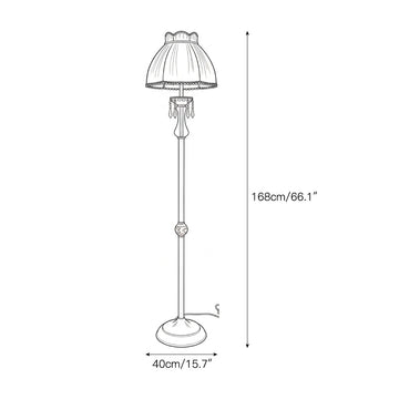 Waterford Floor Lamp – detail 3 — Dimension drawings 1
