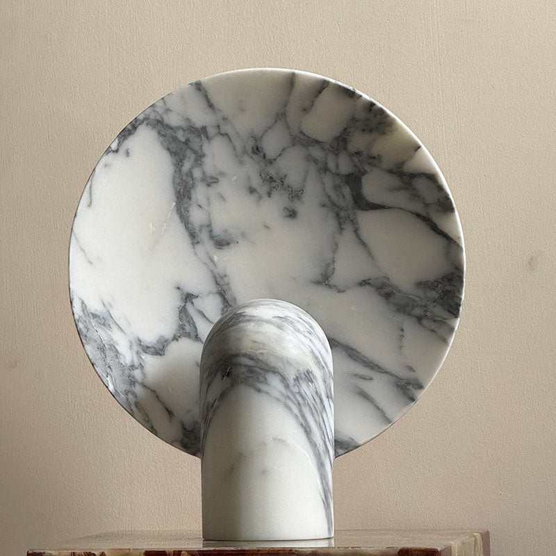 Fan Marble Table Lamp