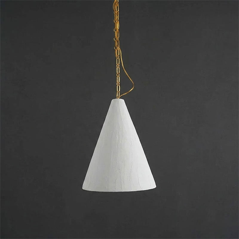 White Plaster Pendant Lamp