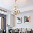 Bild in Galerie-Betrachter laden, White Rose Crystal Chandelier
