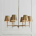 Load image into Gallery viewer, Whitney Brass Chandelier
