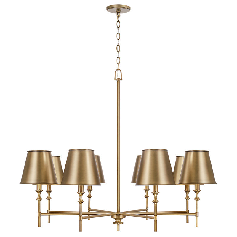 Whitney Brass Chandelier