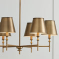 Load image into Gallery viewer, Whitney Brass Chandelier
