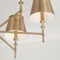 Load image into Gallery viewer, Whitney Brass Chandelier
