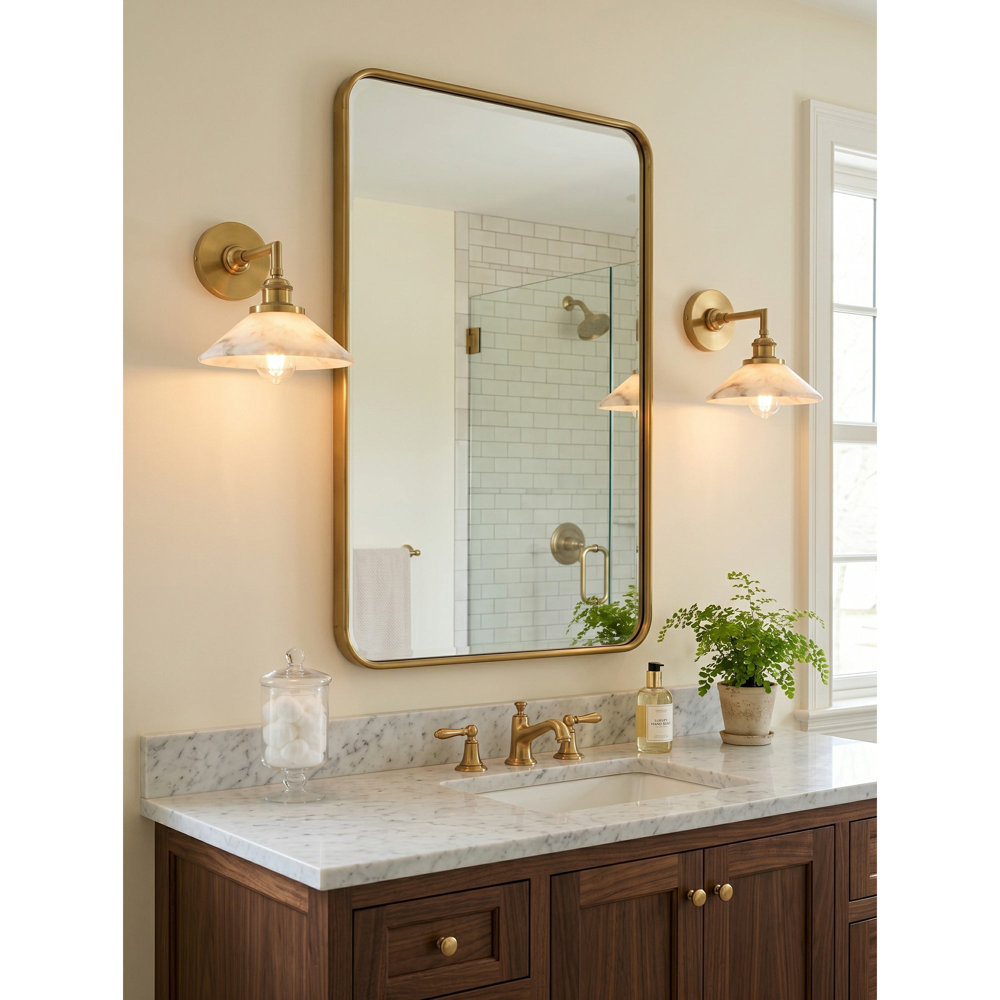 Whizzer Alabaster Wall Sconce