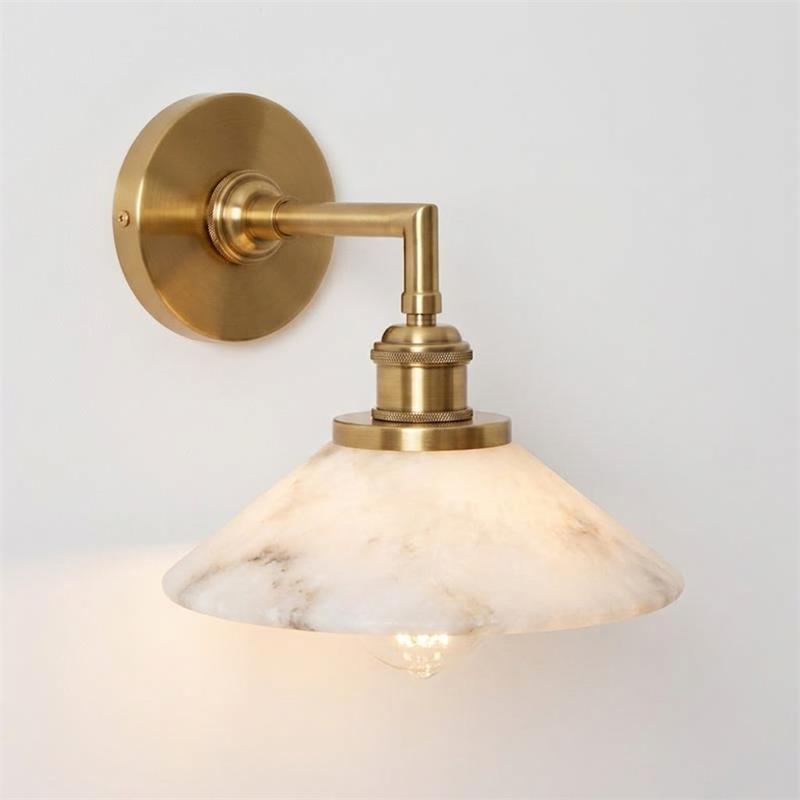 Whizzer Alabaster Wall Sconce