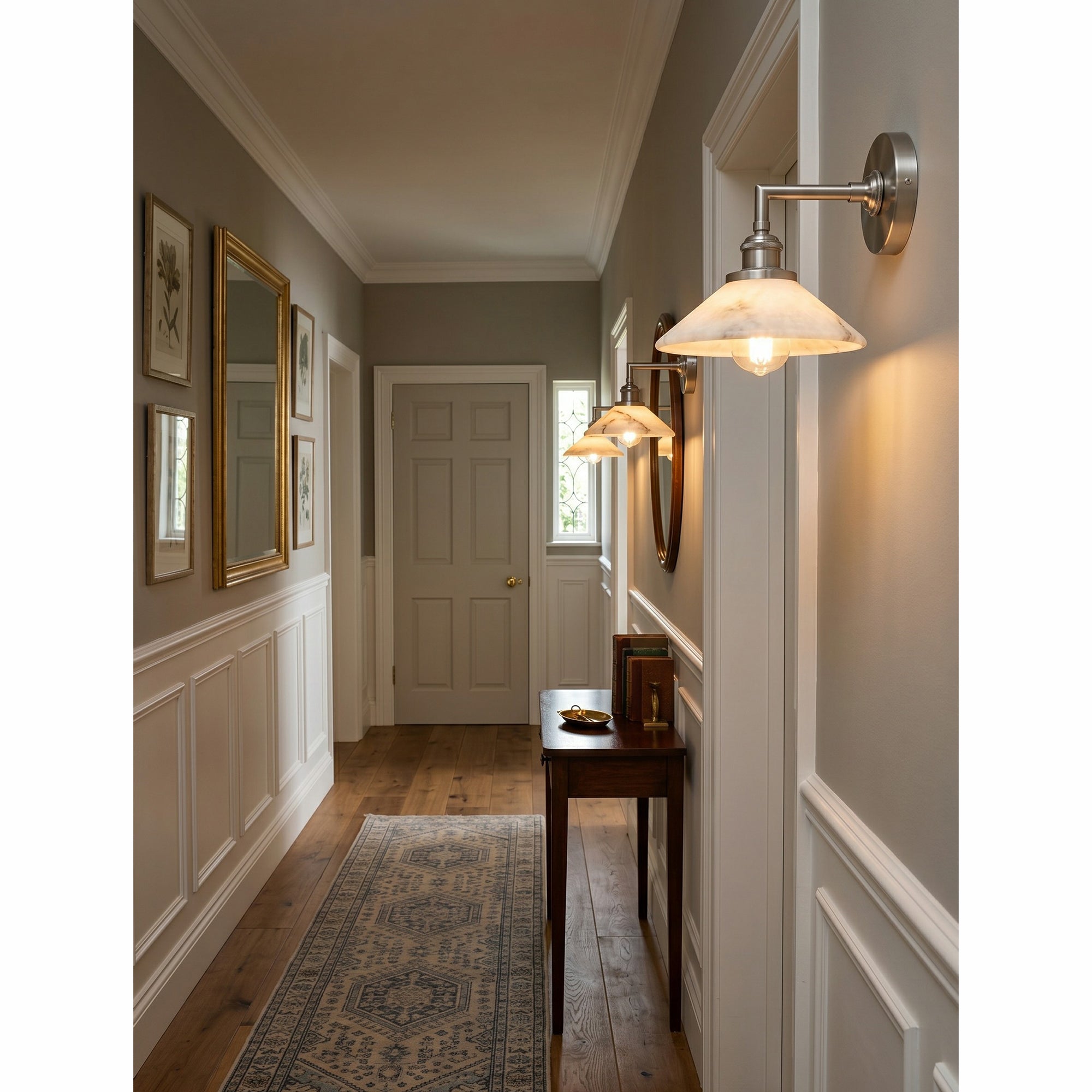 Whizzer Alabaster Wall Sconce