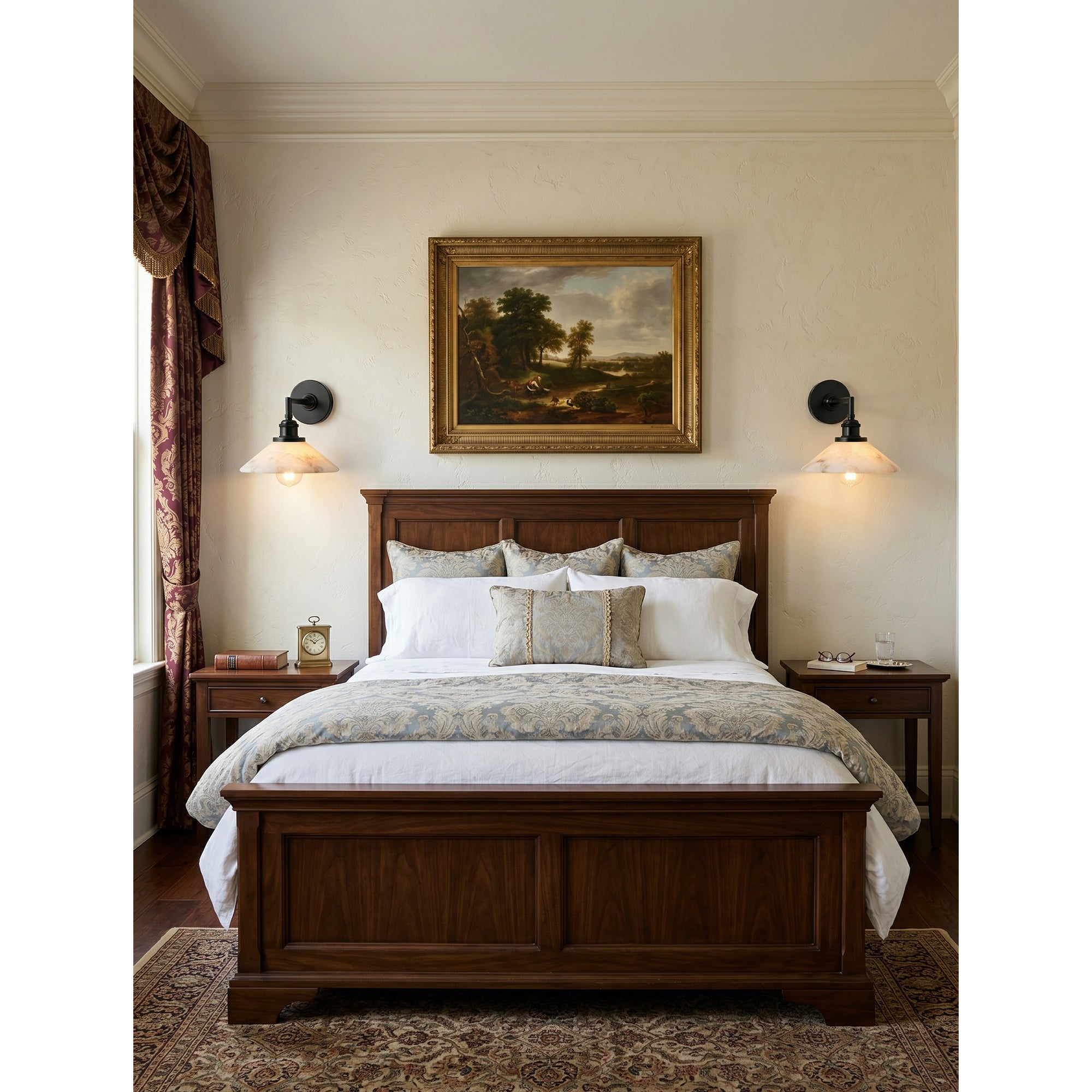 Whizzer Alabaster Wall Sconce