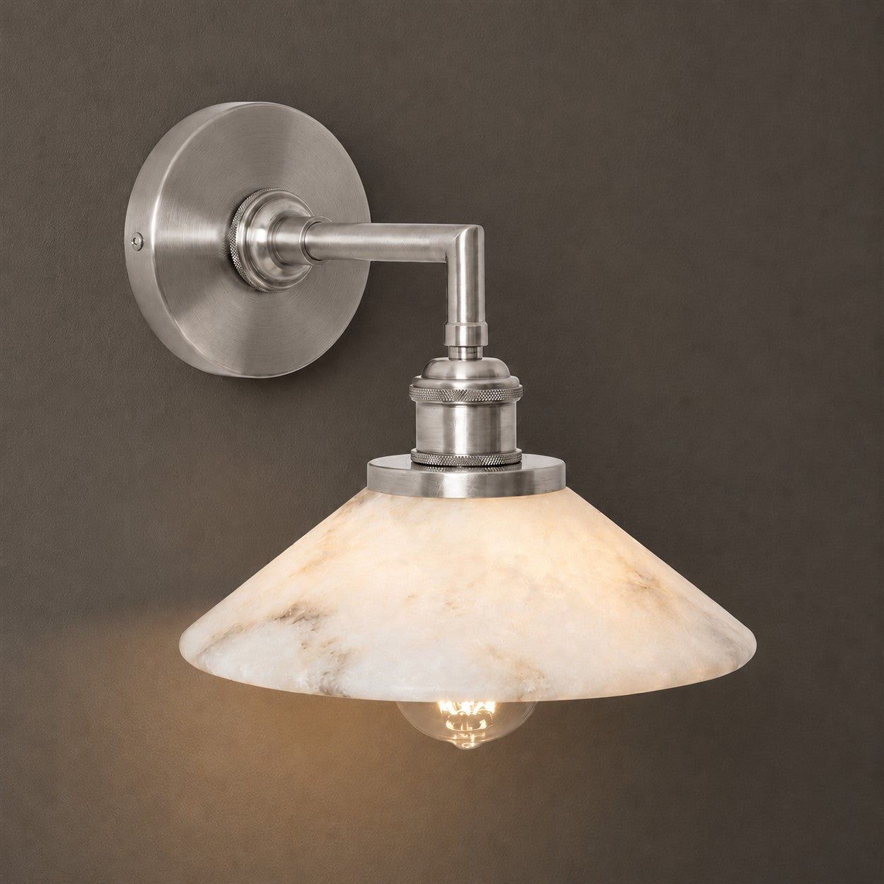 Whizzer Alabaster Wall Sconce