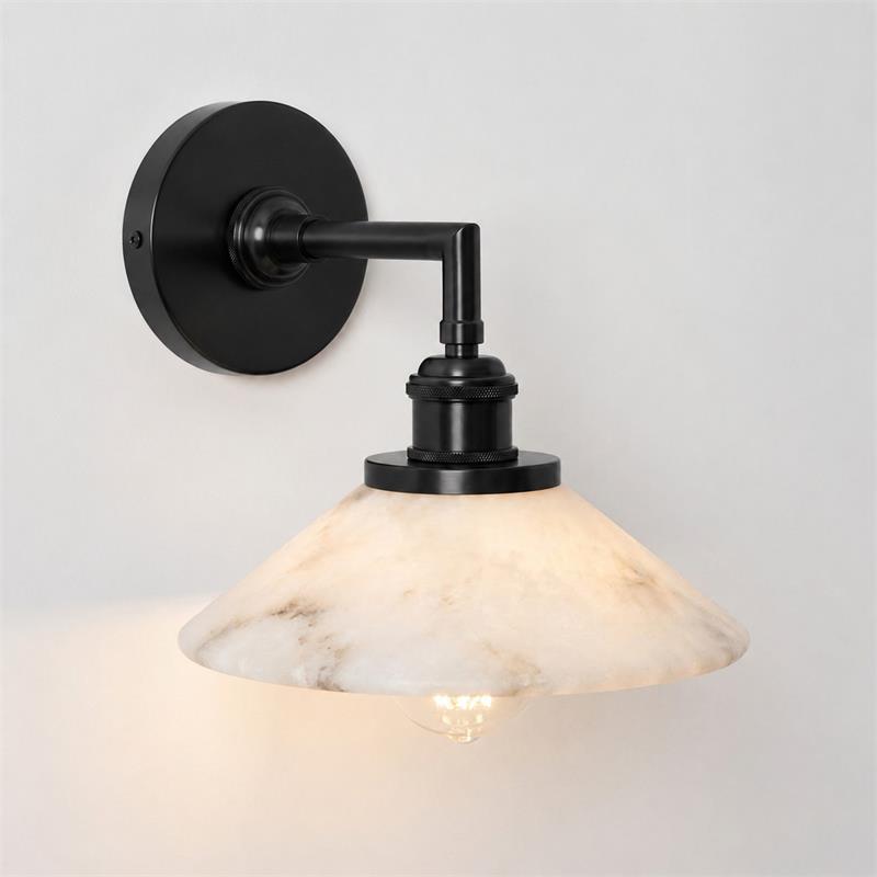 Whizzer Alabaster Wall Sconce