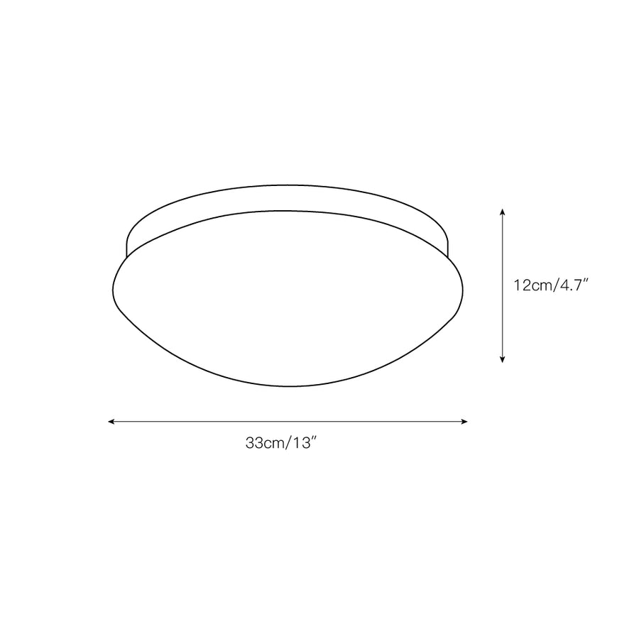 Wickes Flush Ceiling Light – detail 3 — Dimension drawings 1