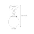 Load image into Gallery viewer, Wildwood Alabaster Semi-Flush Mount
