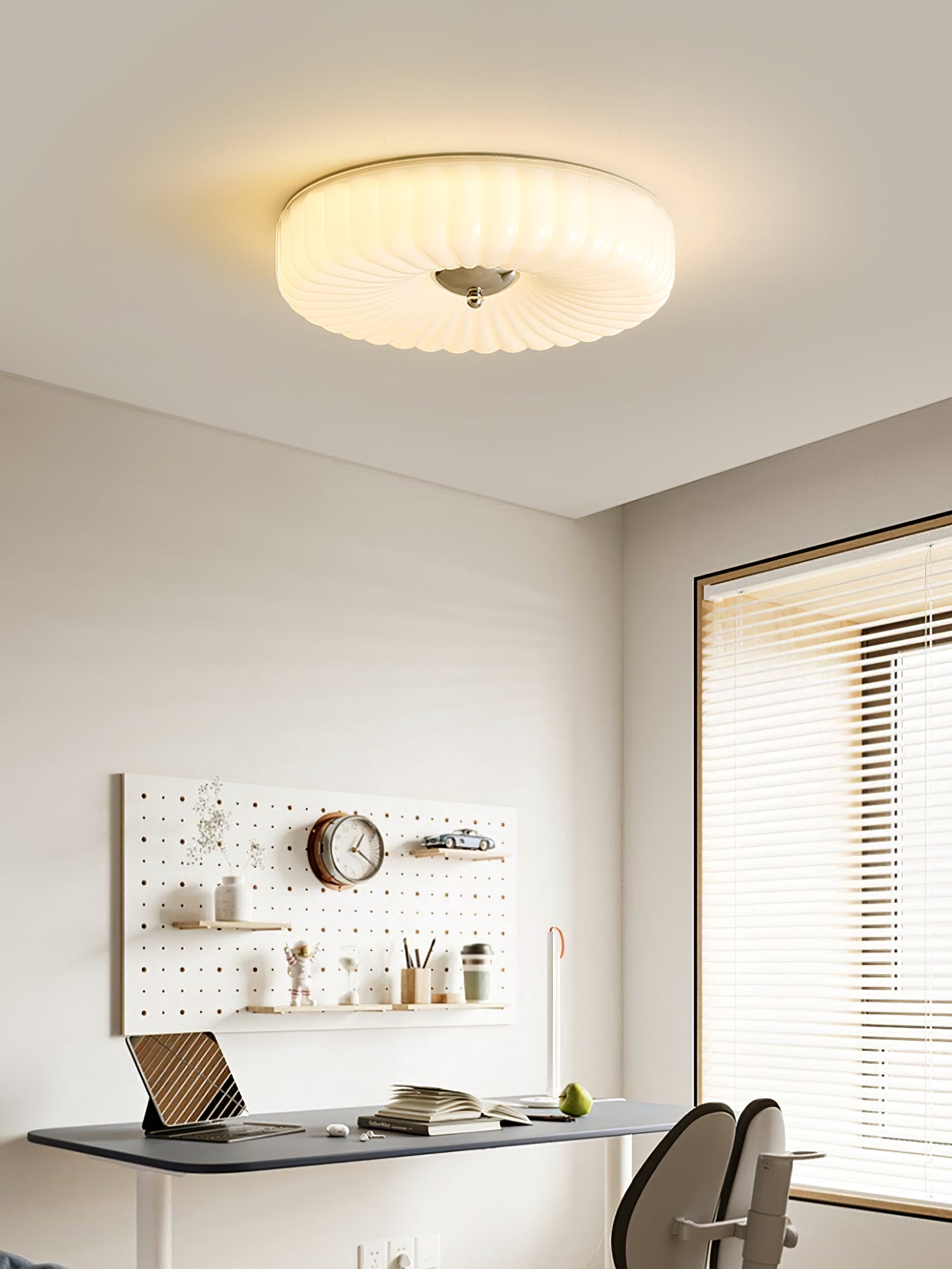 Willa Glass Flush Mount Ceiling Light