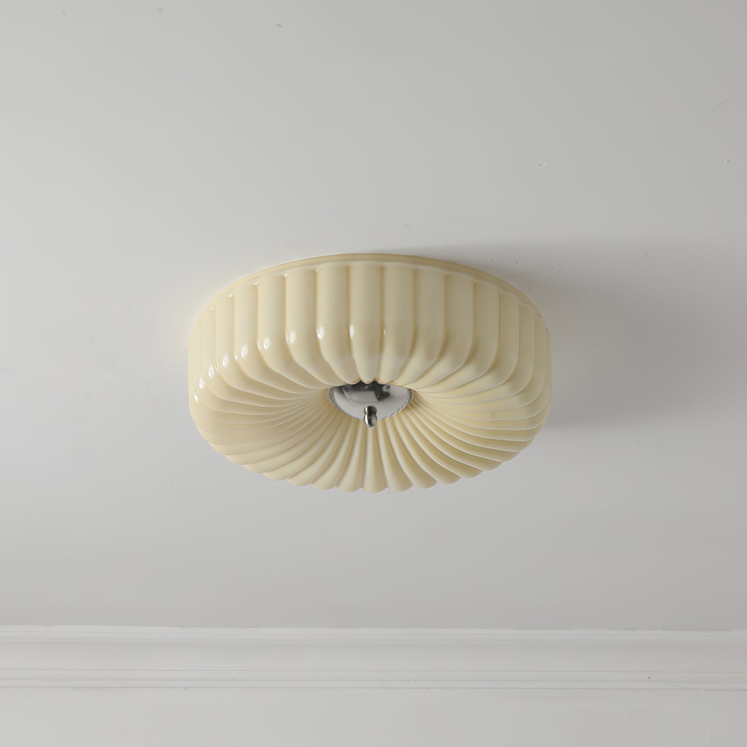 Willa Glass Flush Mount Ceiling Light