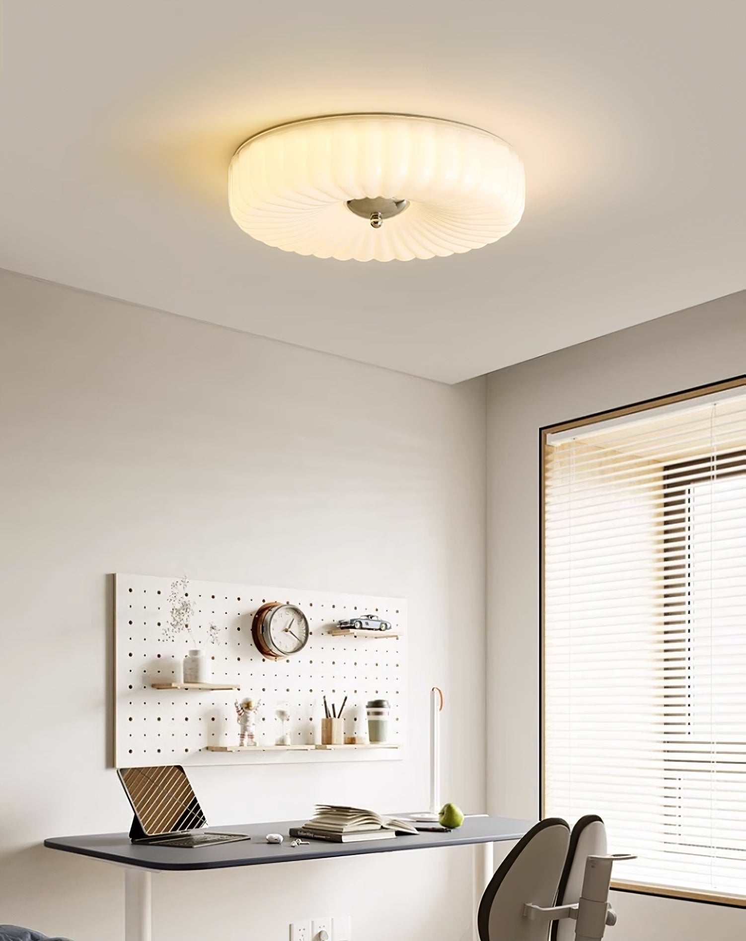 Willa Glass Flush Mount Ceiling Light