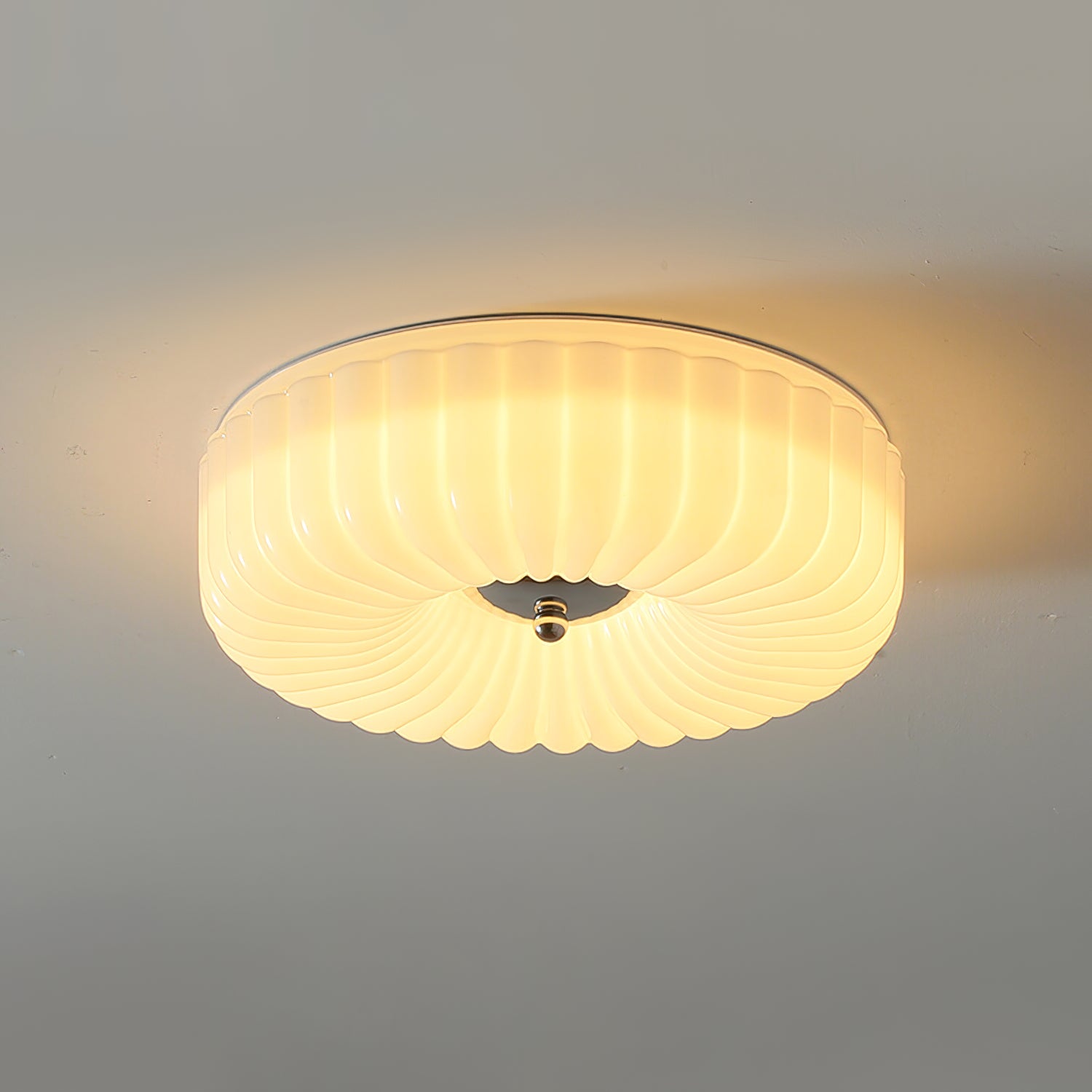 Willa Glass Flush Mount Ceiling Light