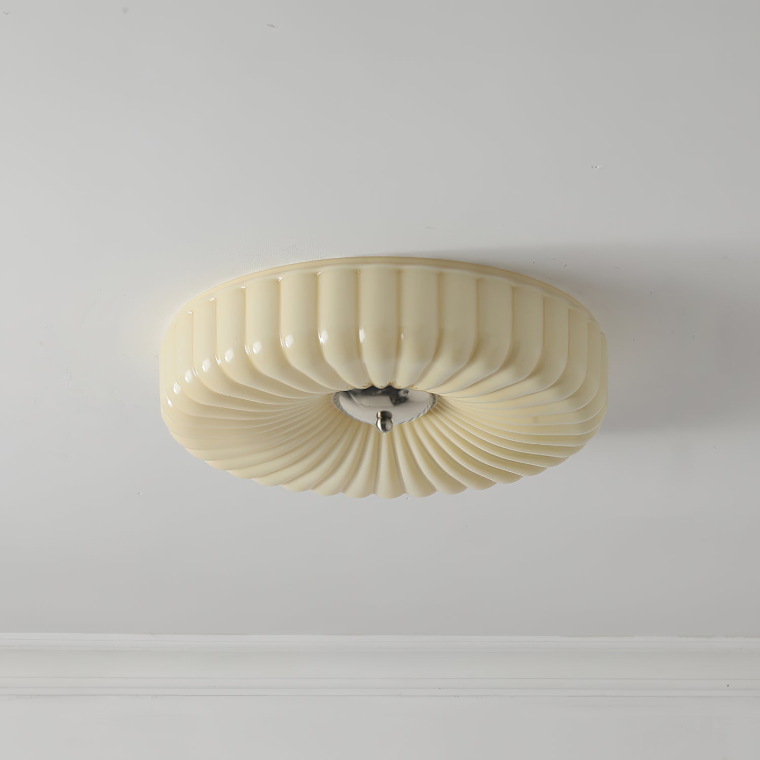 Willa Glass Flush Mount Ceiling Light