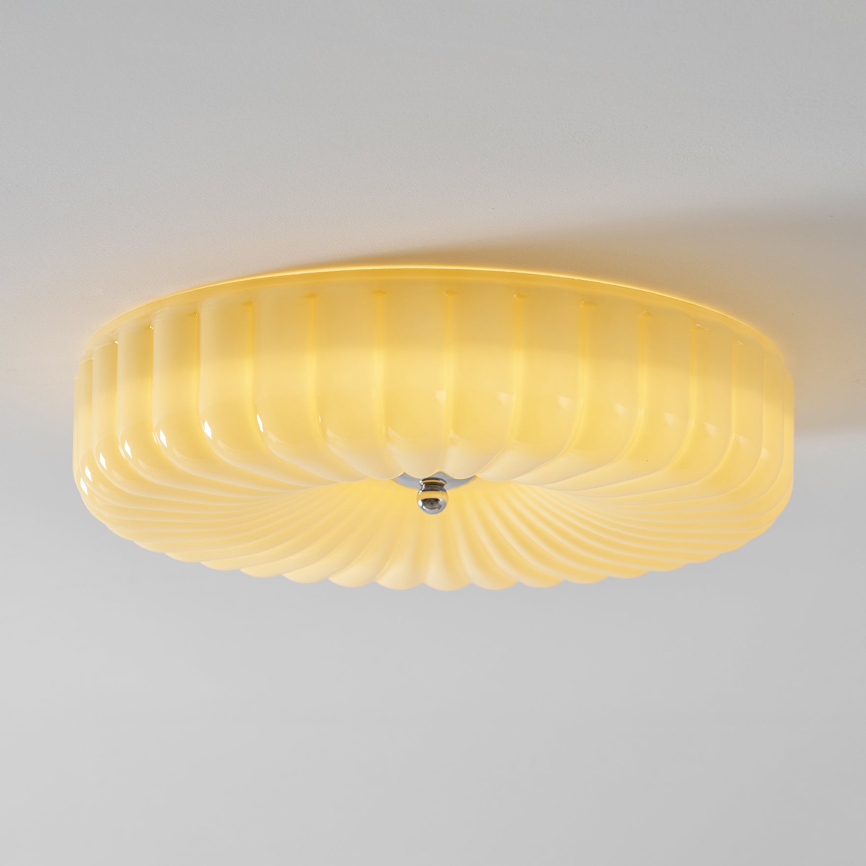 Willa Glass Flush Mount Ceiling Light
