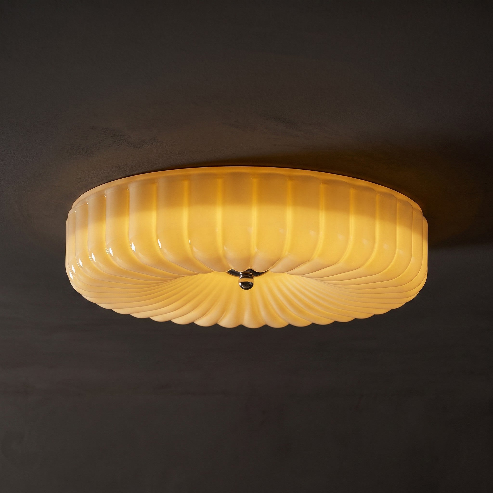 Willa Glass Flush Mount Ceiling Light