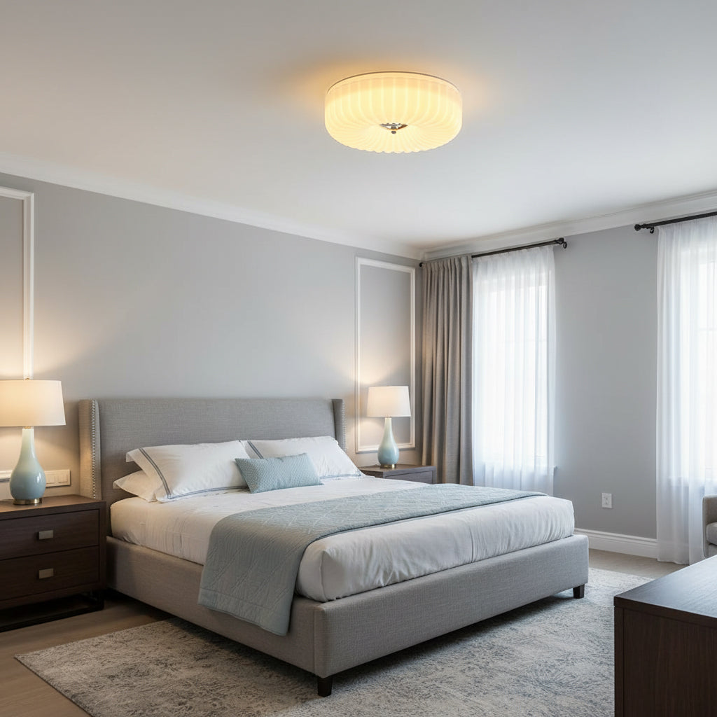 Willa Glass Flush Mount Ceiling Light