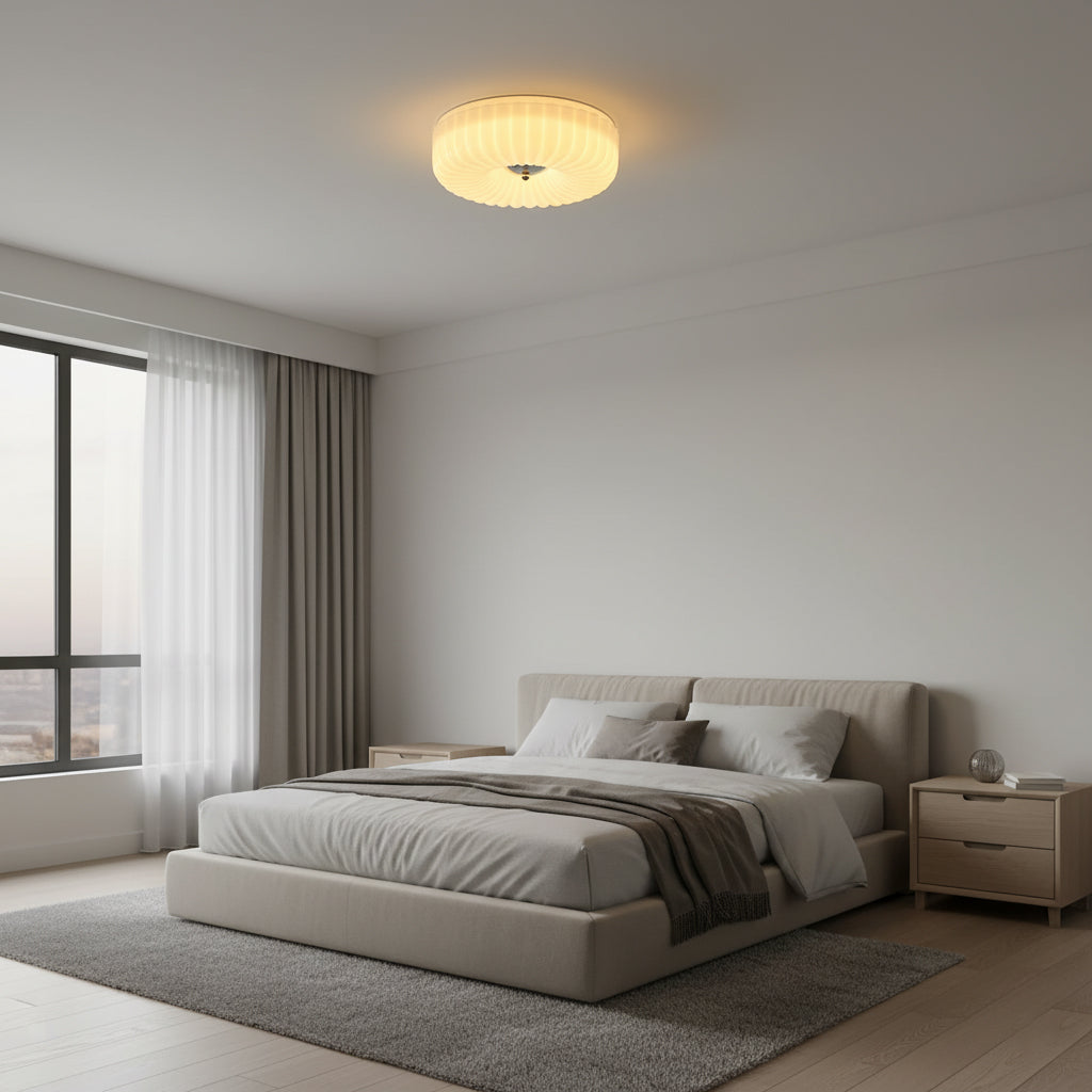 Willa Glass Flush Mount Ceiling Light