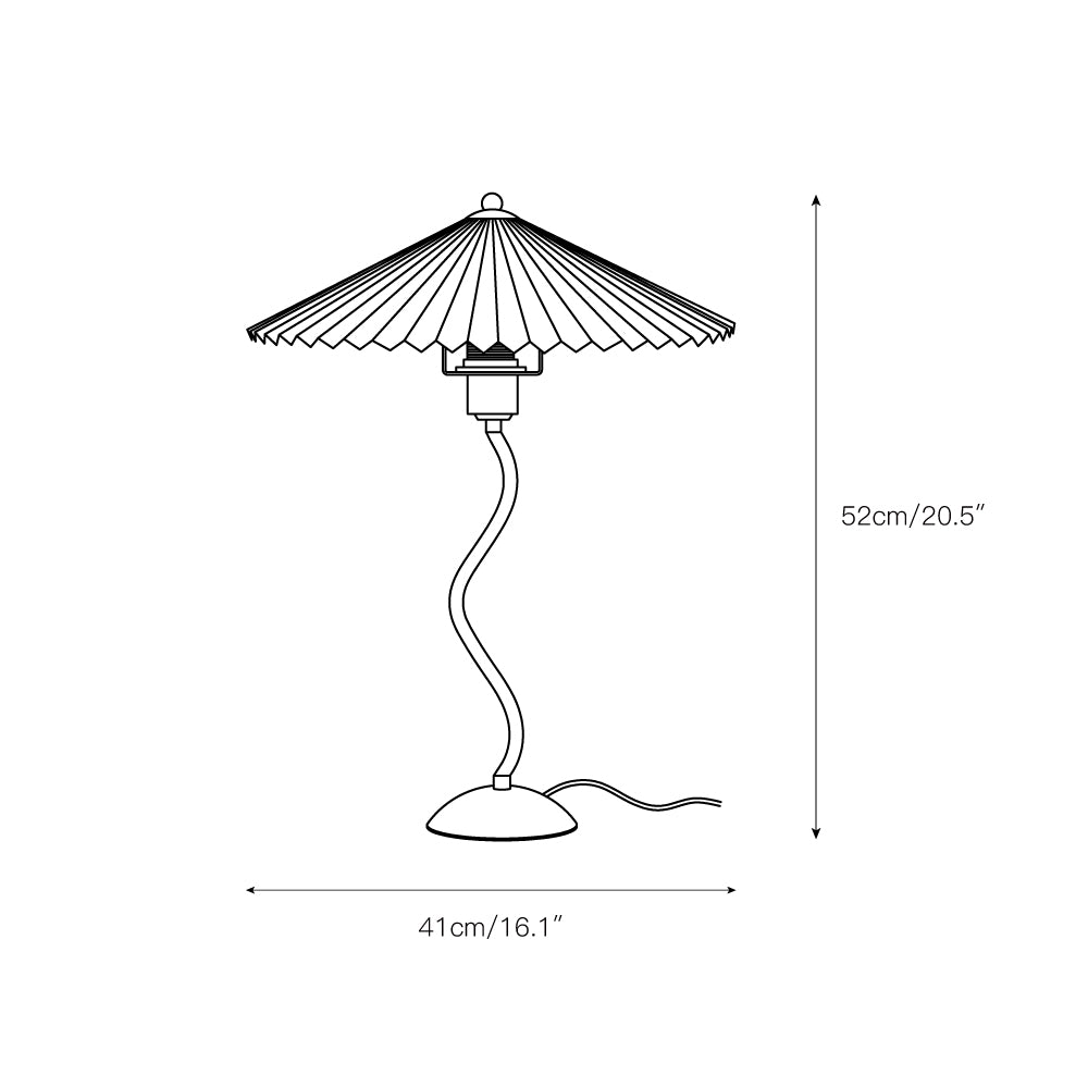 Willow Wavy Table Lamp