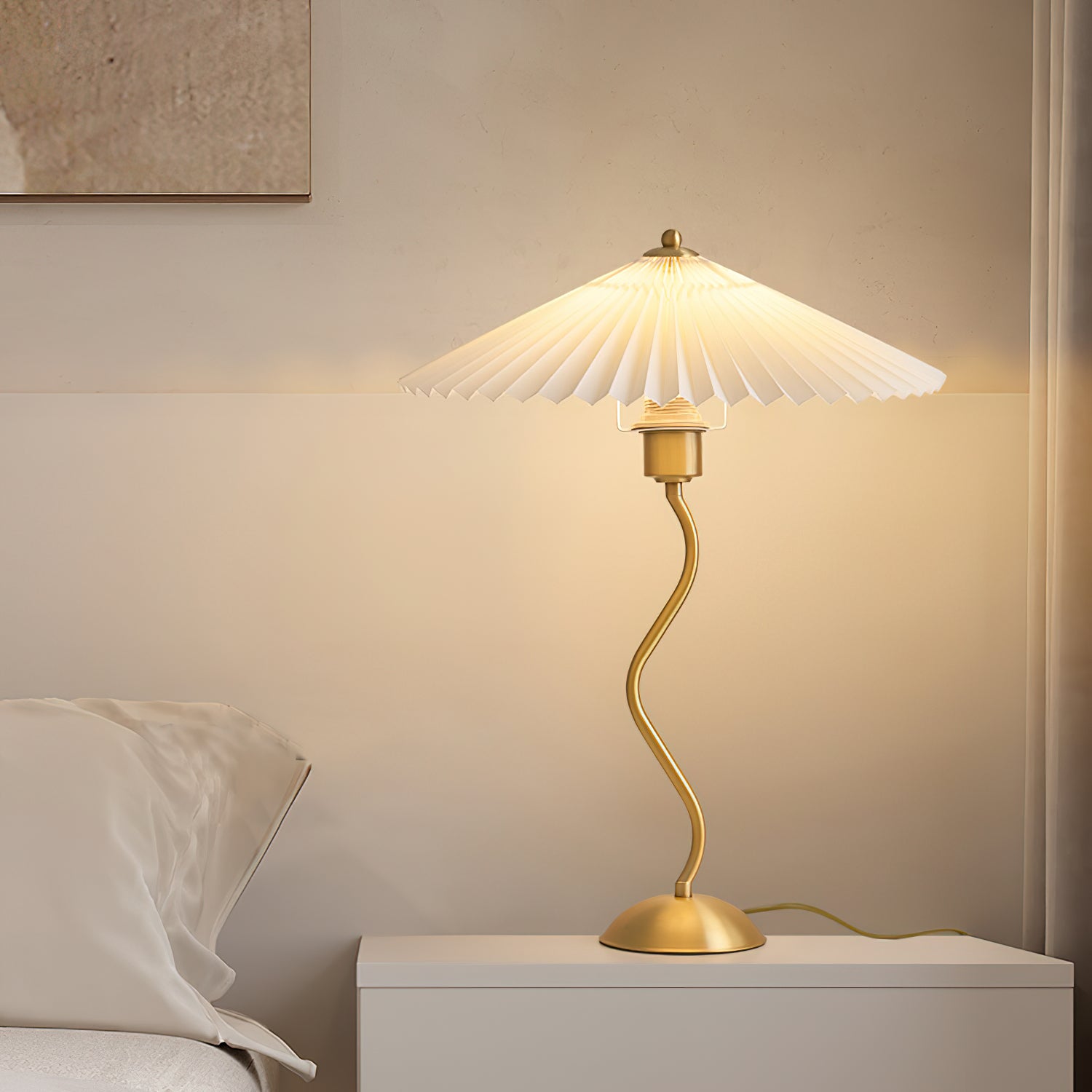 Willow Wavy Table Lamp