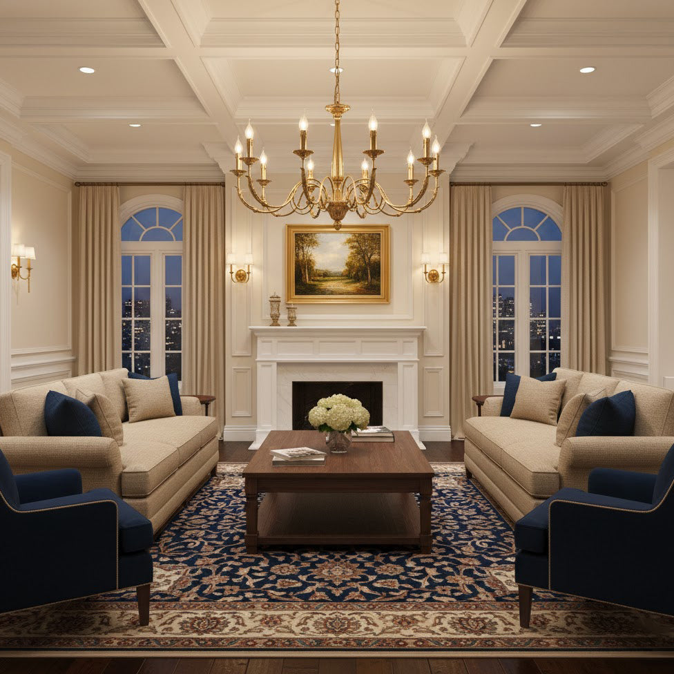 Winchester Brass Chandelier